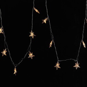 ریسه طرح ستاره شیشه ای آفتابی طول 5.5 متر