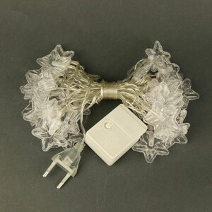 ریسه طرح ستاره شفاف طول 3.6 متر