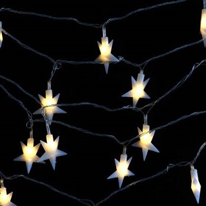 ریسه طرح ستاره پلاستیکی آفتابی طول 5.5 متر