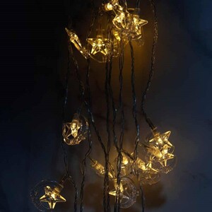 ریسه سوزنی طرح ماه و ستاره آفتابی طول 5 متر