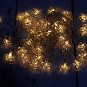 ریسه سوزنی طرح ماه و ستاره آفتابی طول 5 متر