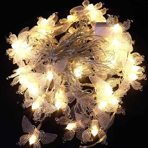 ریسه طرح پروانه فانتزی آفتابی طول 6 متر