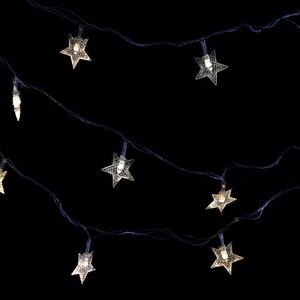 ریسه طرح ستاره 28 لامپ آفتابی طول 4 متر