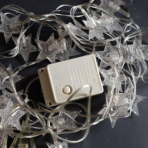 ریسه طرح ستاره 28 لامپ آفتابی طول 4 متر