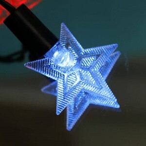 ریسه طرح ستاره رنگی طول 4٫3 متر