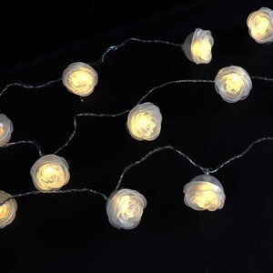 ریسه طرح گل پلاستیکی آفتابی طول 3.5 متر