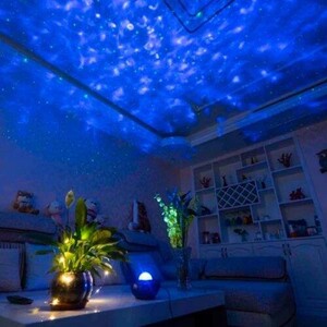 رقص نور اسپیکر دار Starry Projector + ریموت کنترل