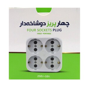 چند راهی 4 خانه برق دوشاخه دار خوش منظر الکتریک