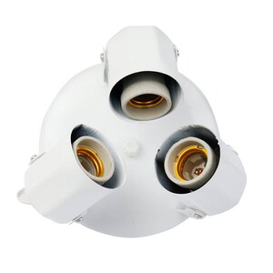 پایه چراغ سقفی سه شعله E27