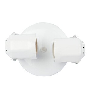 پایه چراغ سقفی دو شعله E27