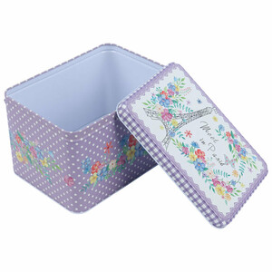 جعبه هدیه فلزی طرح مکعبی بسته 3 عددی