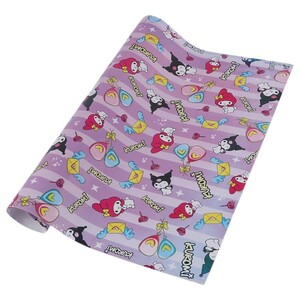 کاغذ کادو طرح دار لبوبو و کرومی بسته 50 عددی