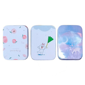 جعبه هدیه فلزی طرح مستطیلی بسته 3 عددی کد 2