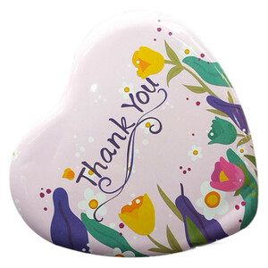 جعبه هدیه فلزی طرح قلبی بسته 3 عددی