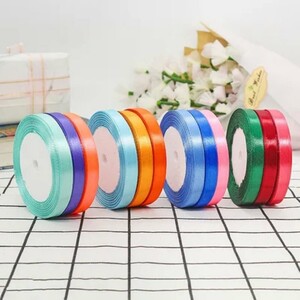 روبان ساتن 1 سانتی متر ساده