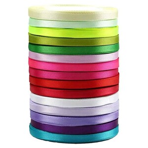 روبان ساتن 1 سانتی متر ساده