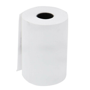 کاغذ رول حرارتی فیش پرینتر چاپ مشکی 8 سانتی متری بسته 84 عددی