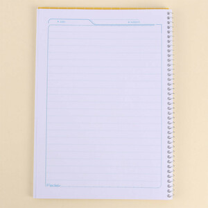 دفتر سیمی 50 برگ پیک فدک کد 001