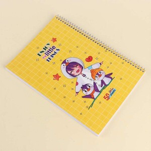 دفتر سیمی 50 برگ پیک فدک کد 001