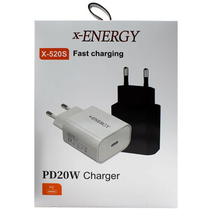 شارژر دیواری 20 وات ایکس انرژی X-520S PD 3A