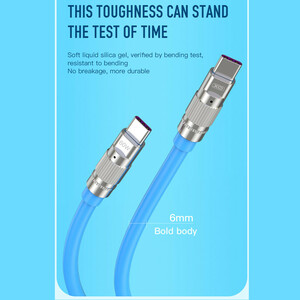 کابل دو سر تایپ سی فست شارژ 60 وات ایکس او XO-NB-Q228B طول 1.2 متر