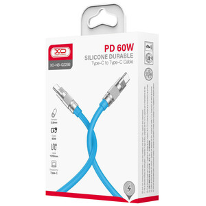 کابل دو سر تایپ سی فست شارژ 60 وات ایکس او XO-NB-Q228B طول 1.2 متر