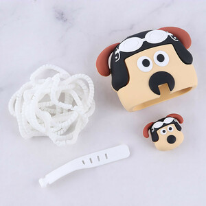 ست محافظ کابل و کلگی شارژر سامسونگ طرح سگ