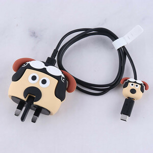 ست محافظ کابل و کلگی شارژر سامسونگ طرح سگ