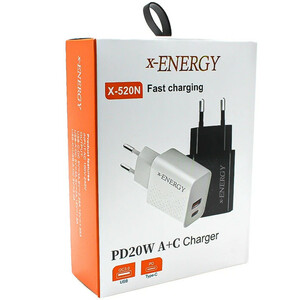 شارژر دیواری 20 وات ایکس انرژی X-520N QC3.0 PD 3A