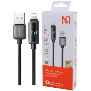 کابل لایتنینگ فست شارژ 3 آمپر مک دودو CA-525 طول 1.2 متر