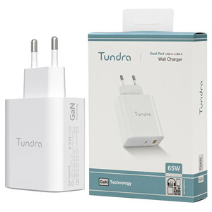 شارژر دیواری 65 وات تاندرا T20-65WGAN GaN QC PD 3.25A
