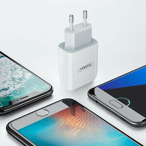 شارژر دیواری 10.5 وات ارلدام ES-197 2.1A + کابل تایپ سی