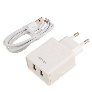 شارژر دیواری 12 وات مک دودو CH-3970 2.4A + کابل آیفونی