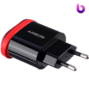شارژر سیم وصل آیفونی Arson AN-06 + دو پورت USB