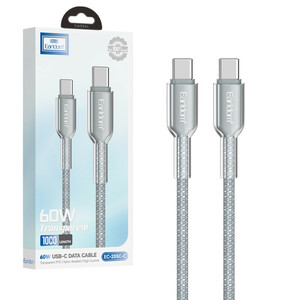 کابل دو سر تایپ سی فست شارژ 60 وات ارلدام EC-205C-C طول 1 متر