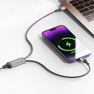 کابل دو سر فست شارژ 60 وات ارلدام EC-IC04 طول 1.2 متر