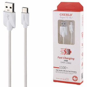 کابل تایپ سی فست شارژ 2.4 آمپر چرلو CH-TC20 طول 1.1 متر