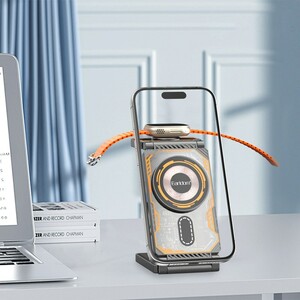 شارژر بی سیم فست شارژ و استند رومیزی Earldom ET-WC49 15W