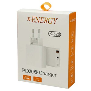 شارژر دیواری 20 وات ایکس انرژی X-520 QC3 PD 3A