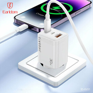 شارژر دیواری 20 وات ارلدام ES-EU51 PD 3A