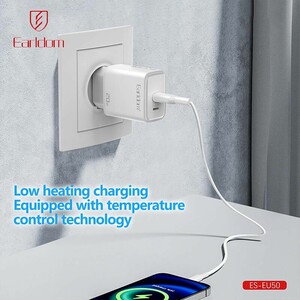 شارژر دیواری 20 وات ارلدام ES-EU50 PD 3A