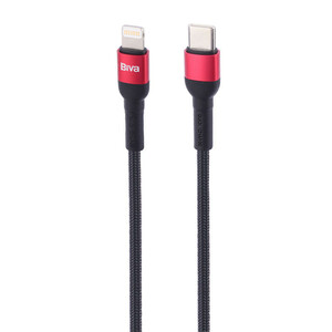 کابل تایپ سی به لایتنینگ فست شارژ 20 وات بیوا C-15CL طول 1.2 متر