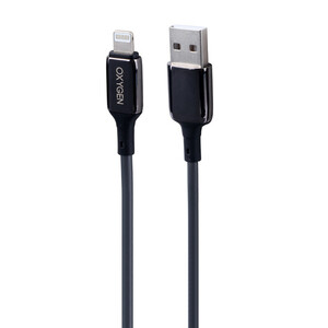 کابل لایتنینگ فست شارژ 3 آمپر اکسیژن LX-18 طول 1.2 متر