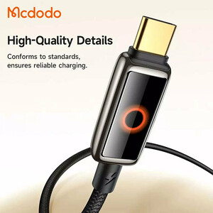 کابل دو سر تایپ سی فست شارژ 100 وات مک دودو CA-668 طول 1.2 متر