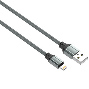 کابل لایتنینگ فست شارژ 2.4 آمپر الدینیو LS441 طول 1 متر