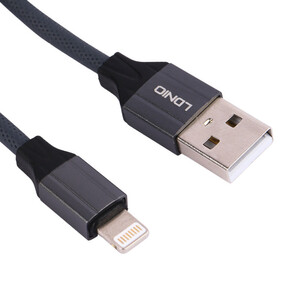 کابل لایتنینگ فست شارژ 2.4 آمپر الدینیو LS441 طول 1 متر