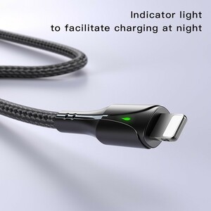 کابل لایتنینگ فست شارژ 2.4 آمپر یسیدو CA97L طول 1.2 متر