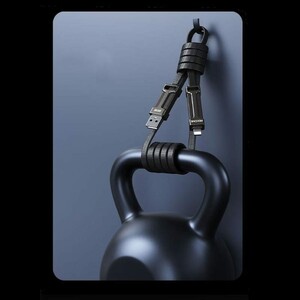 کابل شارژ چندکاره فست شارژ 60 وات بیوا C-23 طول 1.5 متر