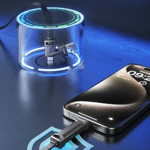 کابل شارژ چندکاره فست شارژ 60 وات بیوا C-23 طول 1.5 متر