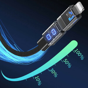 کابل شارژ چندکاره فست شارژ 60 وات بیوا C-23 طول 1.5 متر